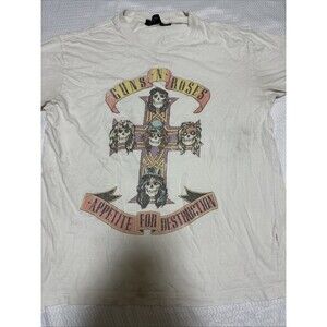 Guns N Roses White Small T-shirt